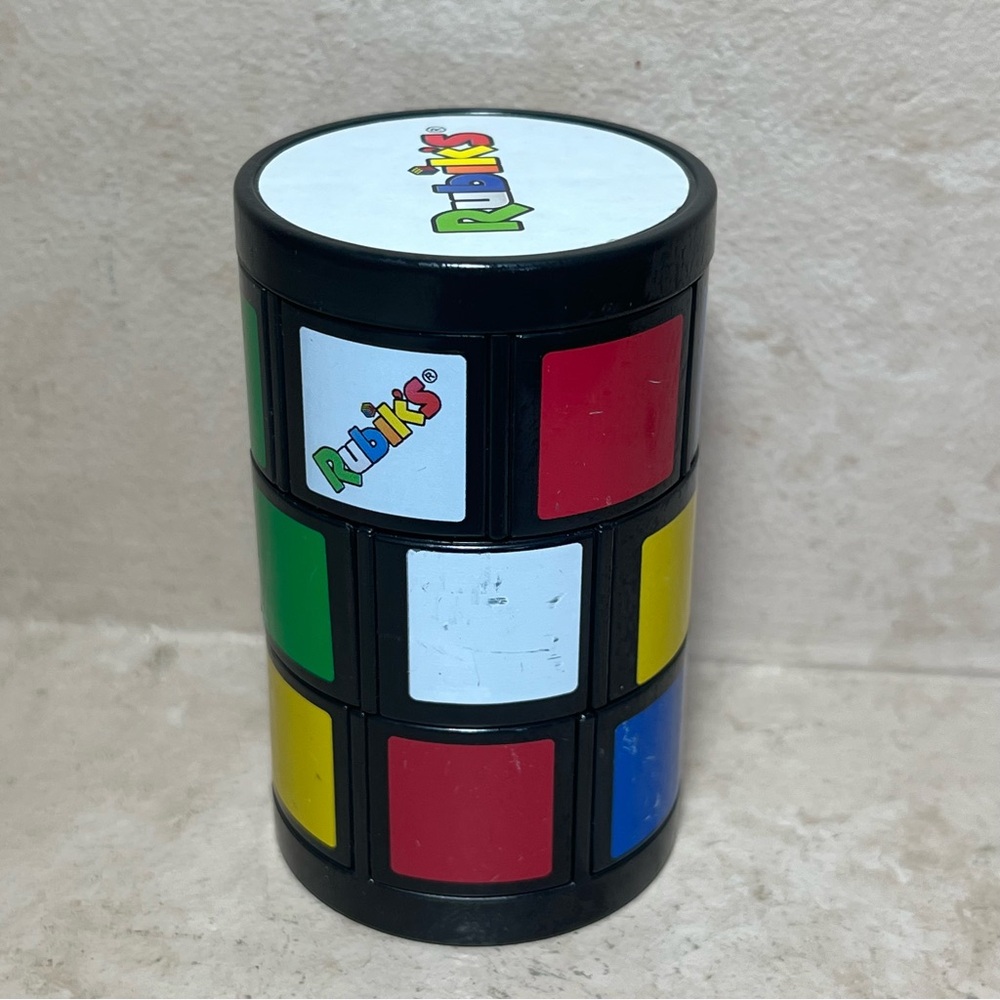 2020 McDonalds Happy Meal Toy Rubik's Cube Cylinder Puzzle